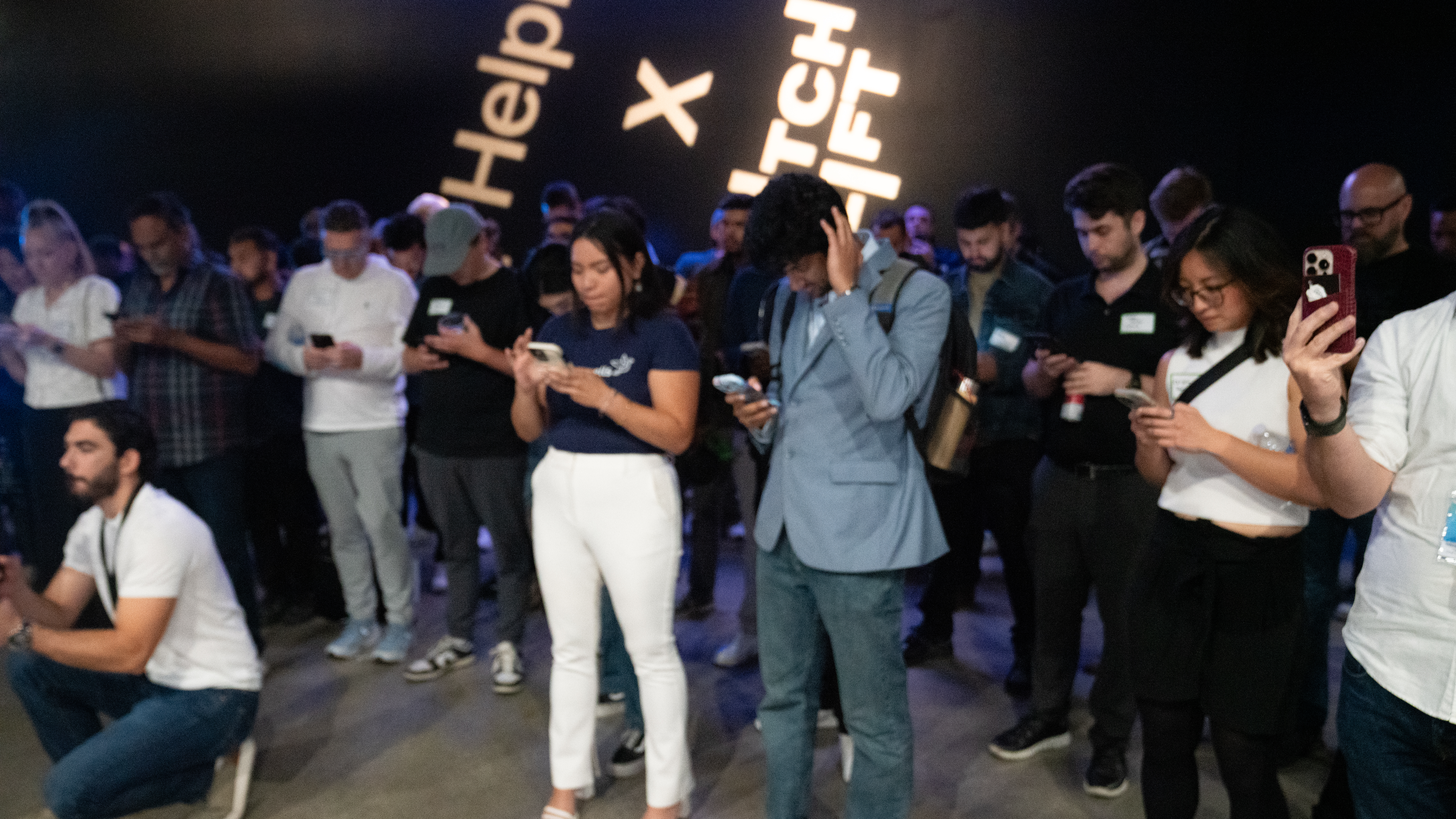 Pitch Lift LA — the crowd